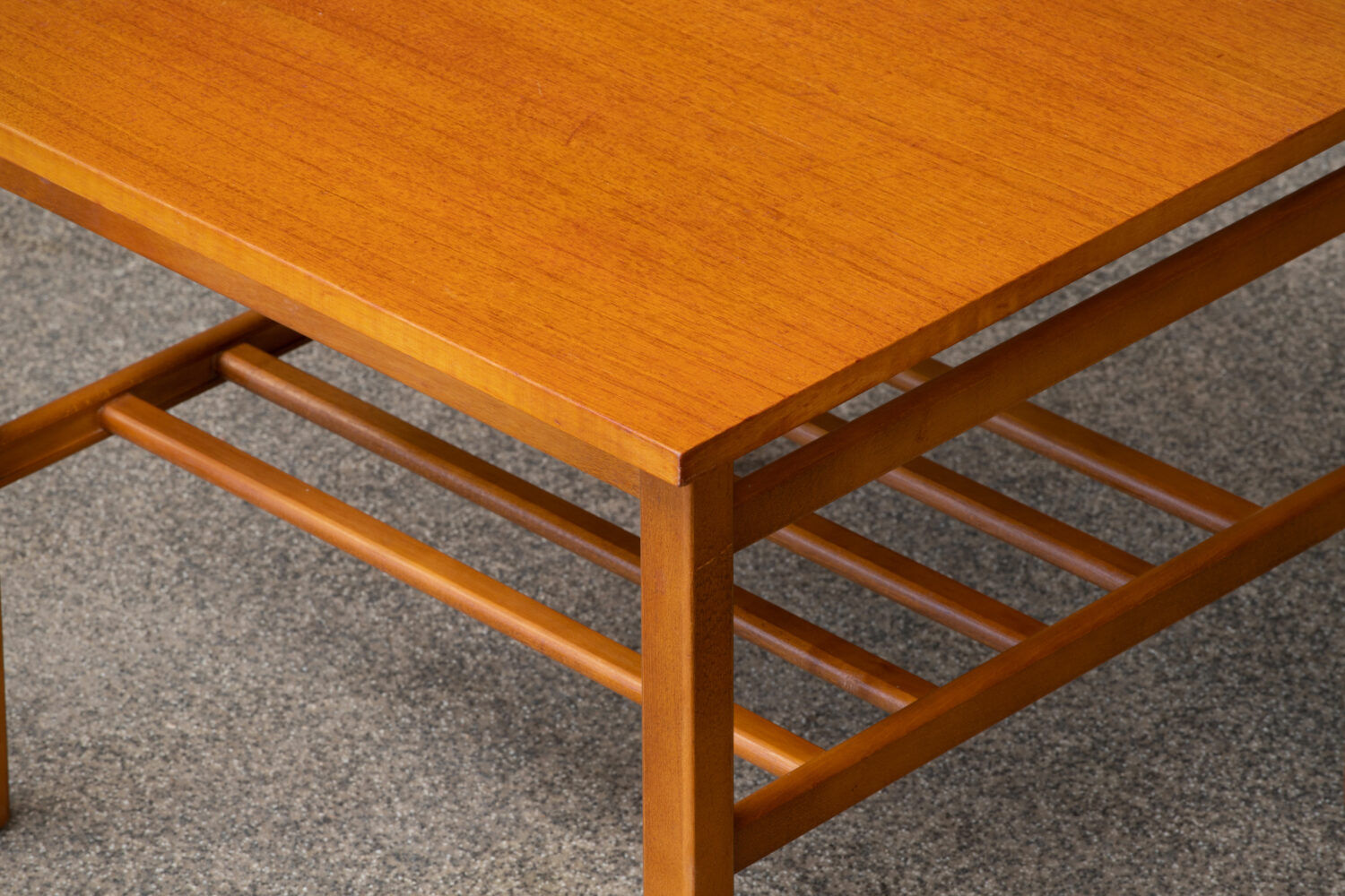 Scandinavian coffee table in teak 1960