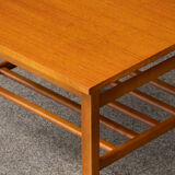 Scandinavian coffee table in teak 1960
