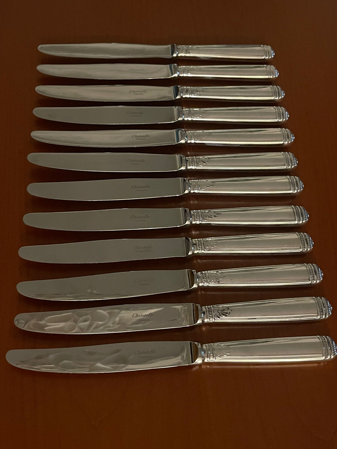 Christofle Malmaison cutlery 49pieces very good condition silver metal