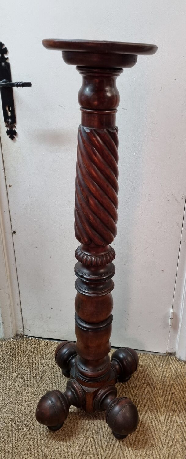 Solid mahogany column