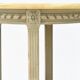 Grey lacquered wood side table