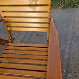 Set of 4 vintage folding armchairs