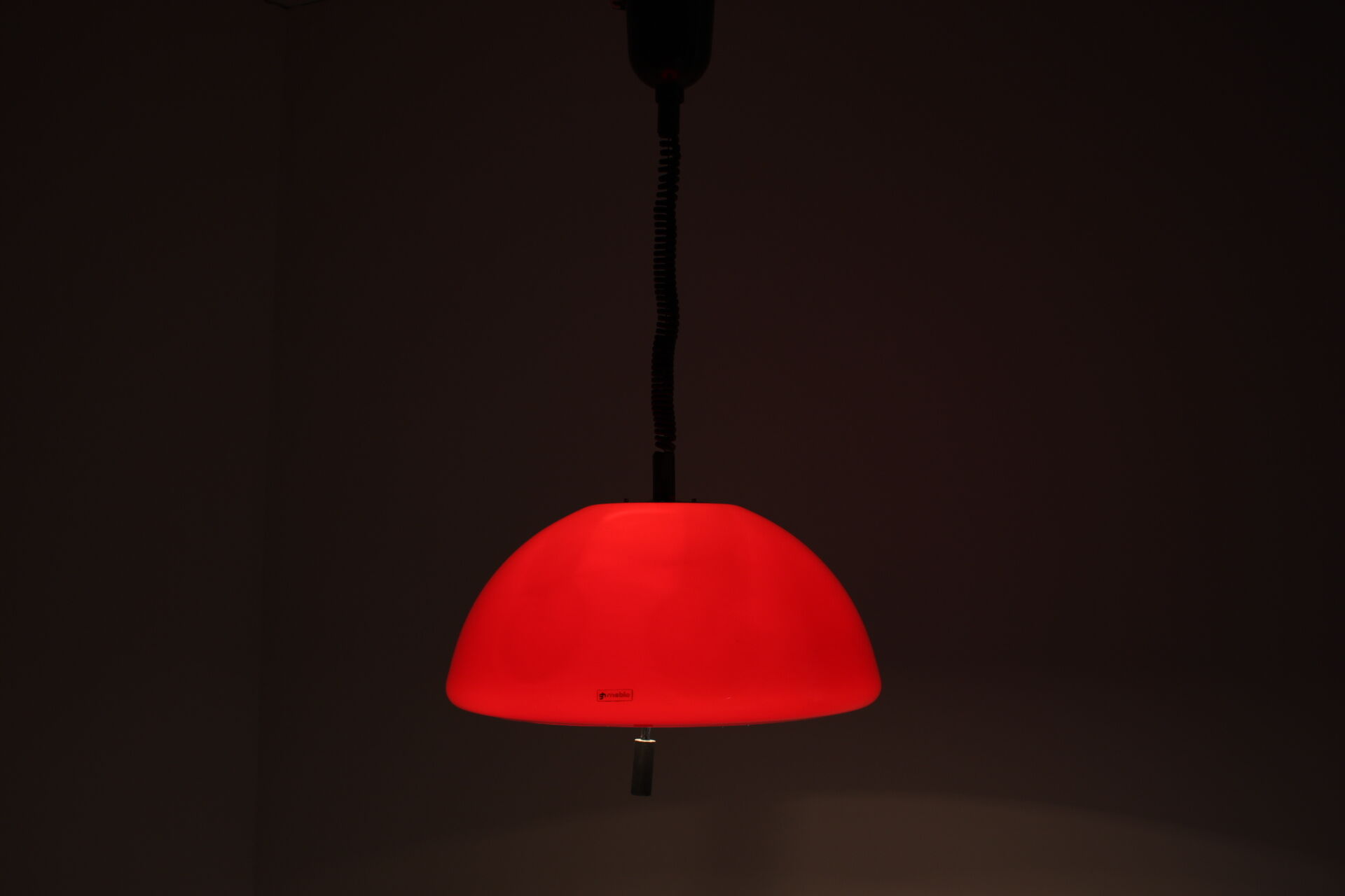 Meblo Pendant designed by Harvey Guzzini, 1970s