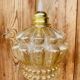 Vintage moulded glass pendant light