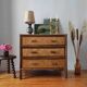 Commode vintage en rotin