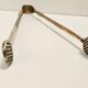 Brass, Iron and Thick Glass Fireplace Tools Set attr. to Fontana Arte