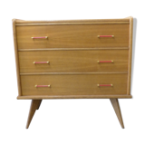 Commode vintage pieds compas