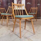 Lot of 4 chairs Antonin Suman