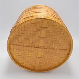 Wicker pot cover basket