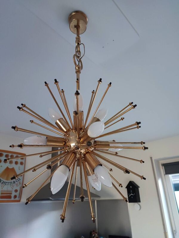 Lustre de crystal Val Saint Lambert
