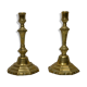 Pair of torches - Bronze chandeliers base with sides