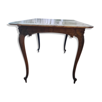 Louis XV-style marble coffee table
