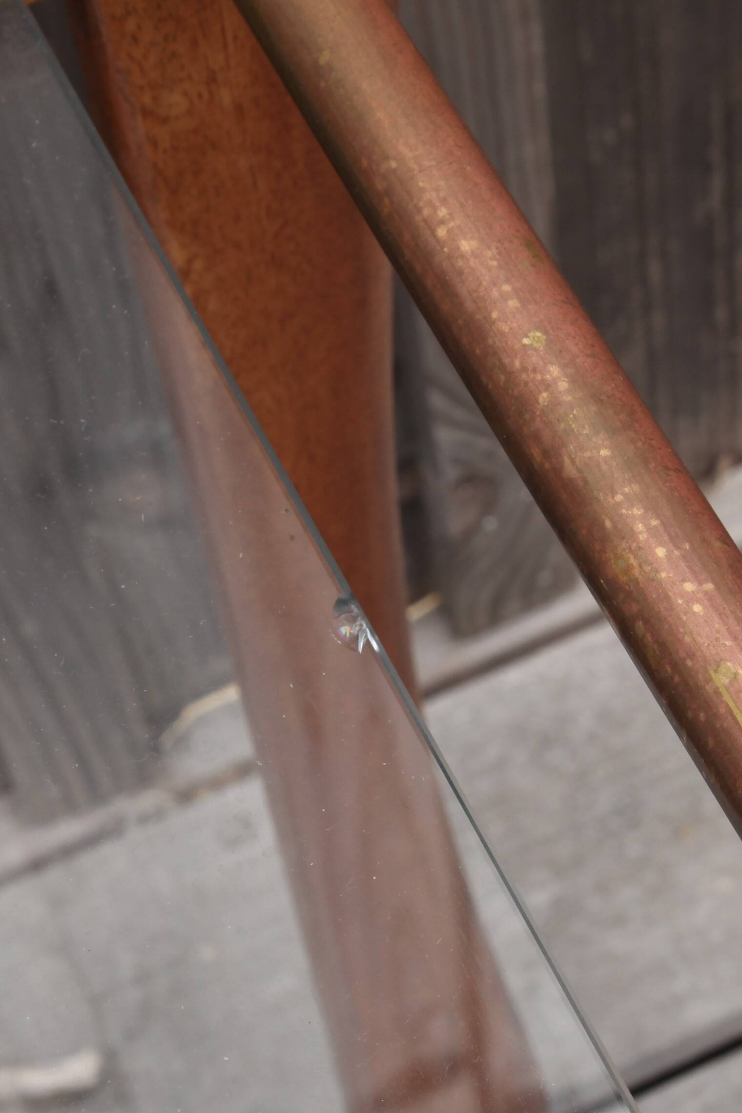 Scandinavian teak serving cart