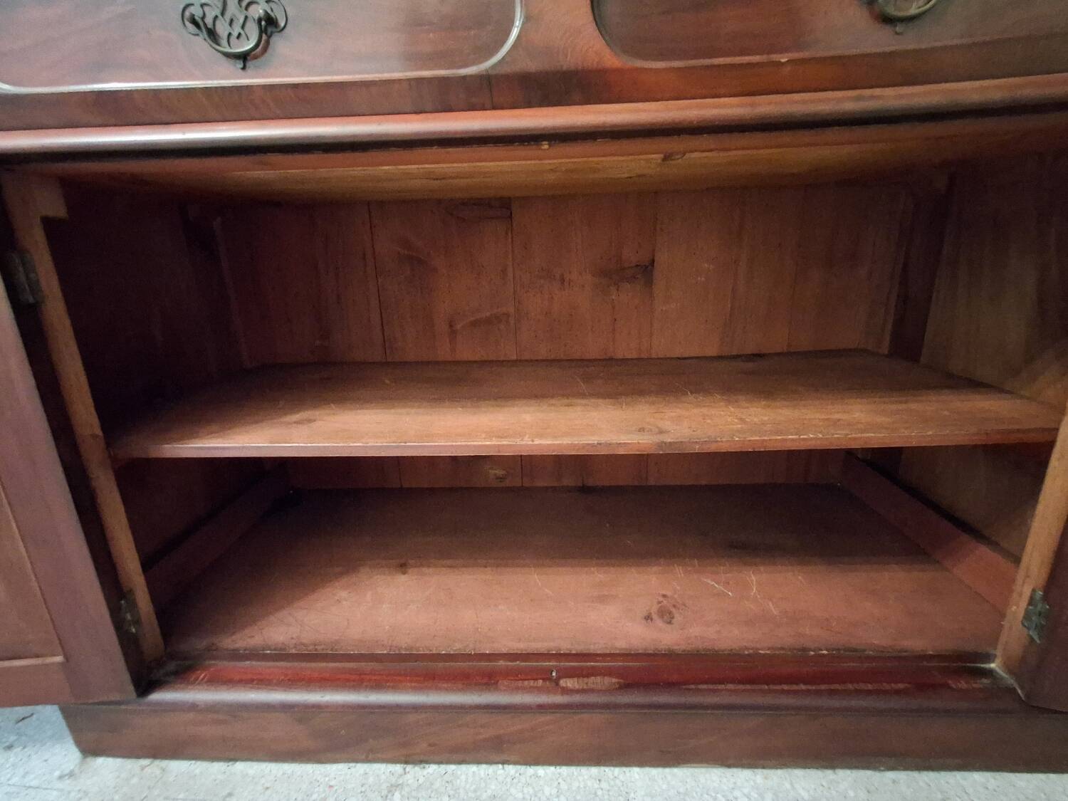 English buffet in mahogany
