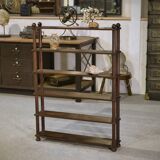 Beech shelf with ball feet, 1960s