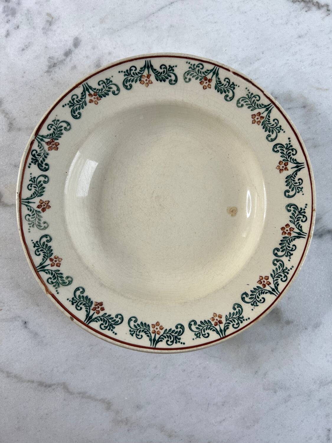 Hollow plate, iron-rich earth, EPCI Hamage and Moulin Nord