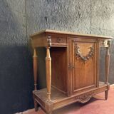 Oak serving trolley