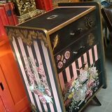 Commode rangement 5 tiroirs baroque Anna