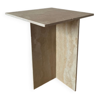 Travertine table