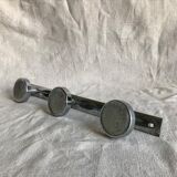 Metal wall coat rack