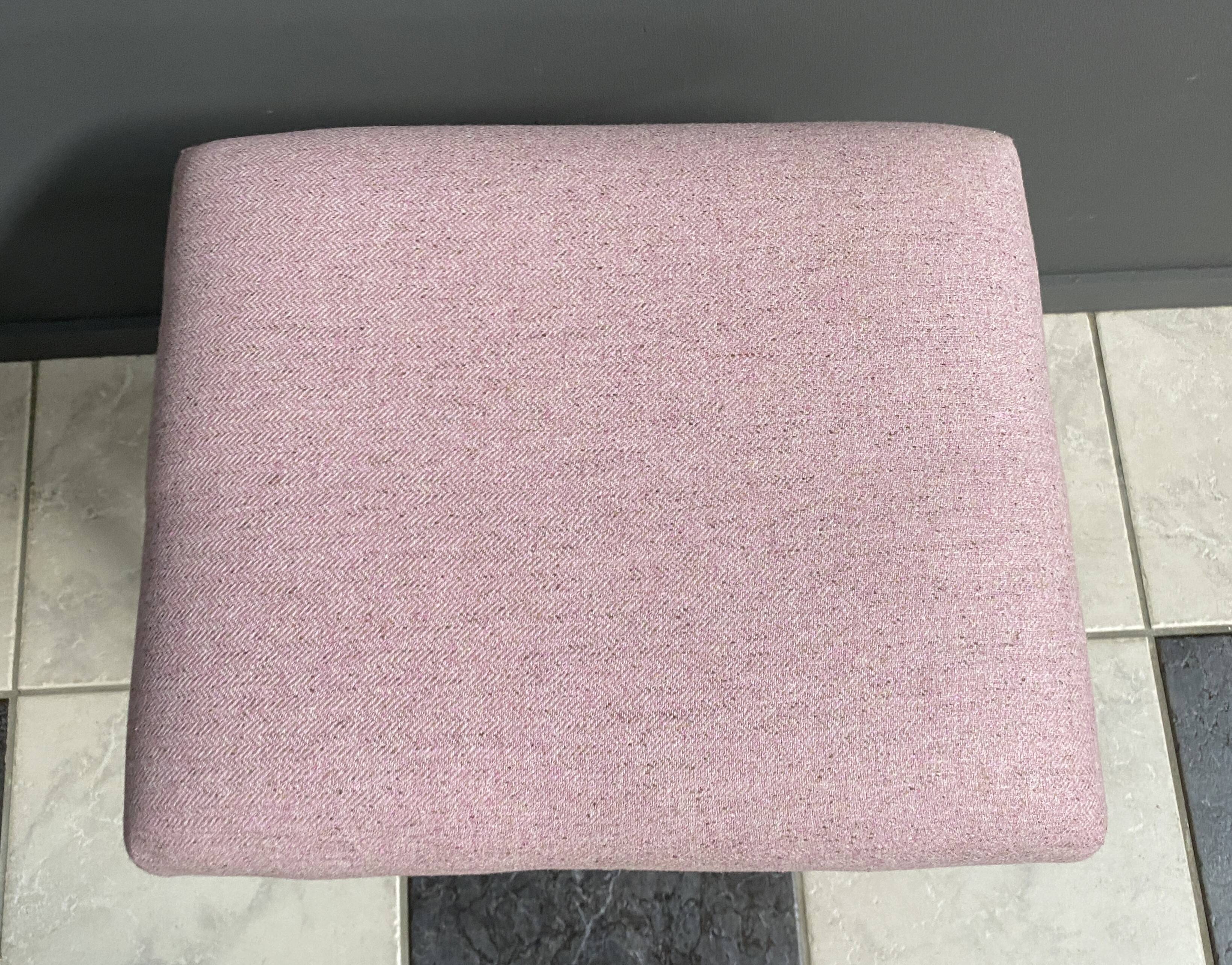 Pink small stool 1970s