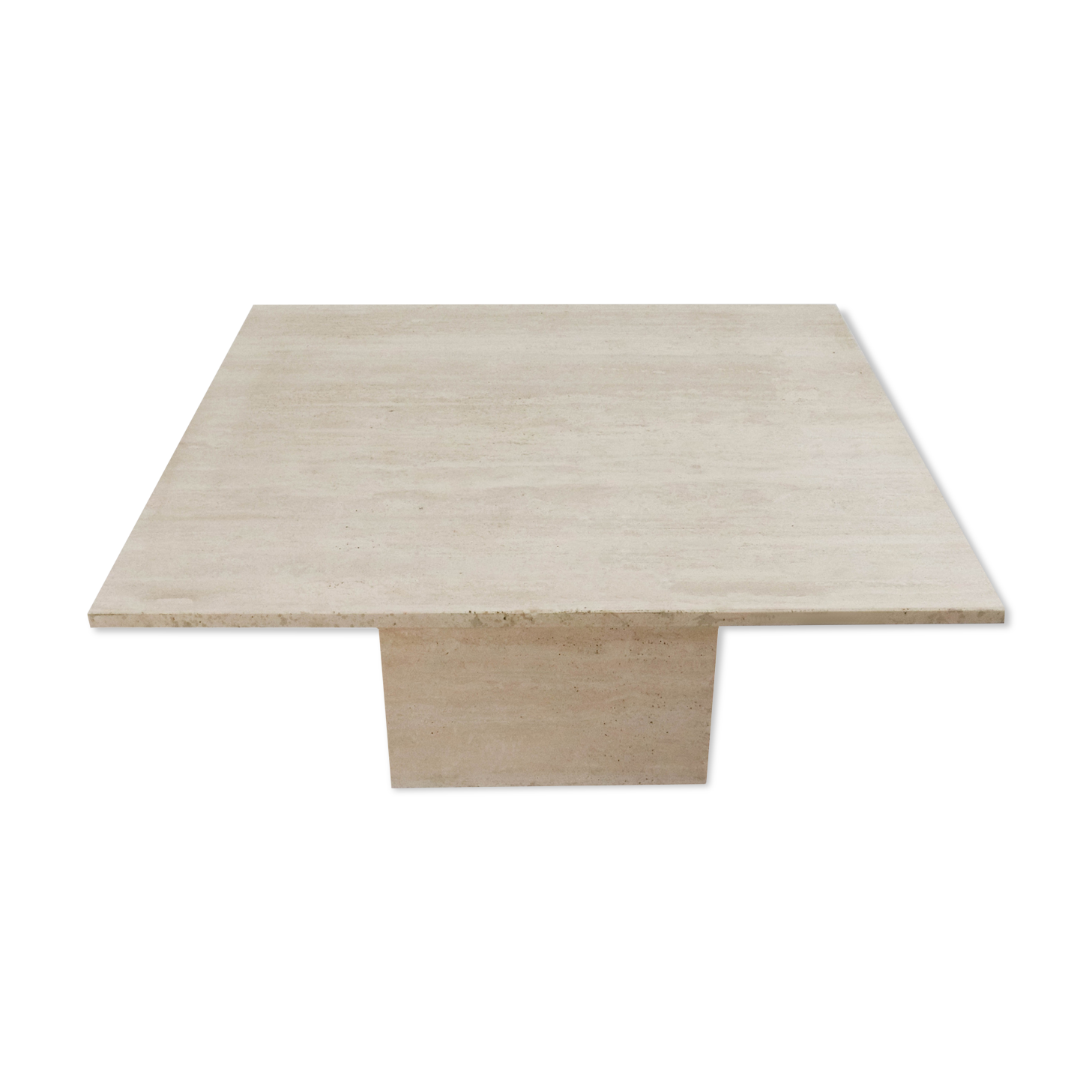 Vintage travertine coffee / side table