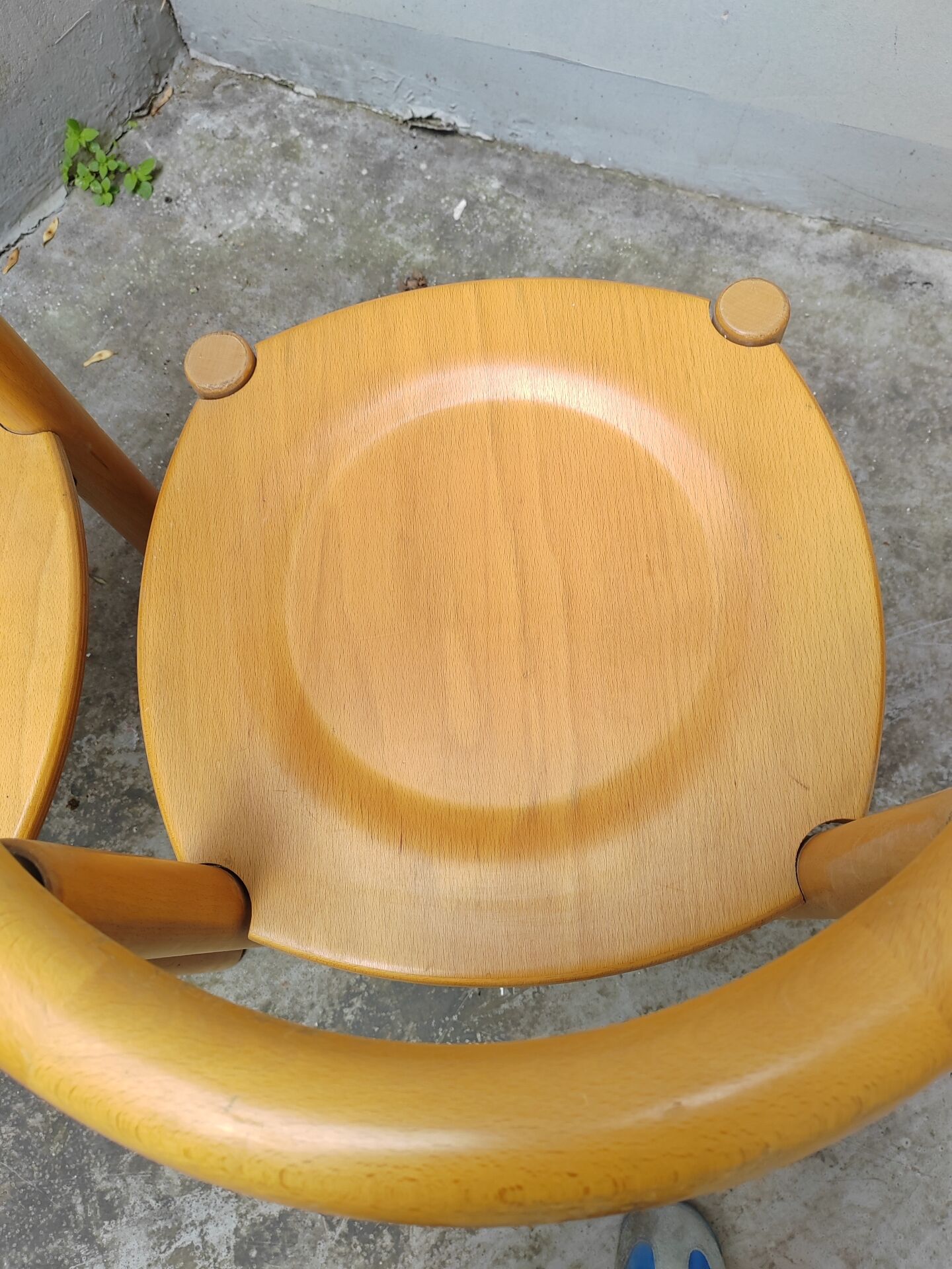 Paire de chaises lubke 1970
