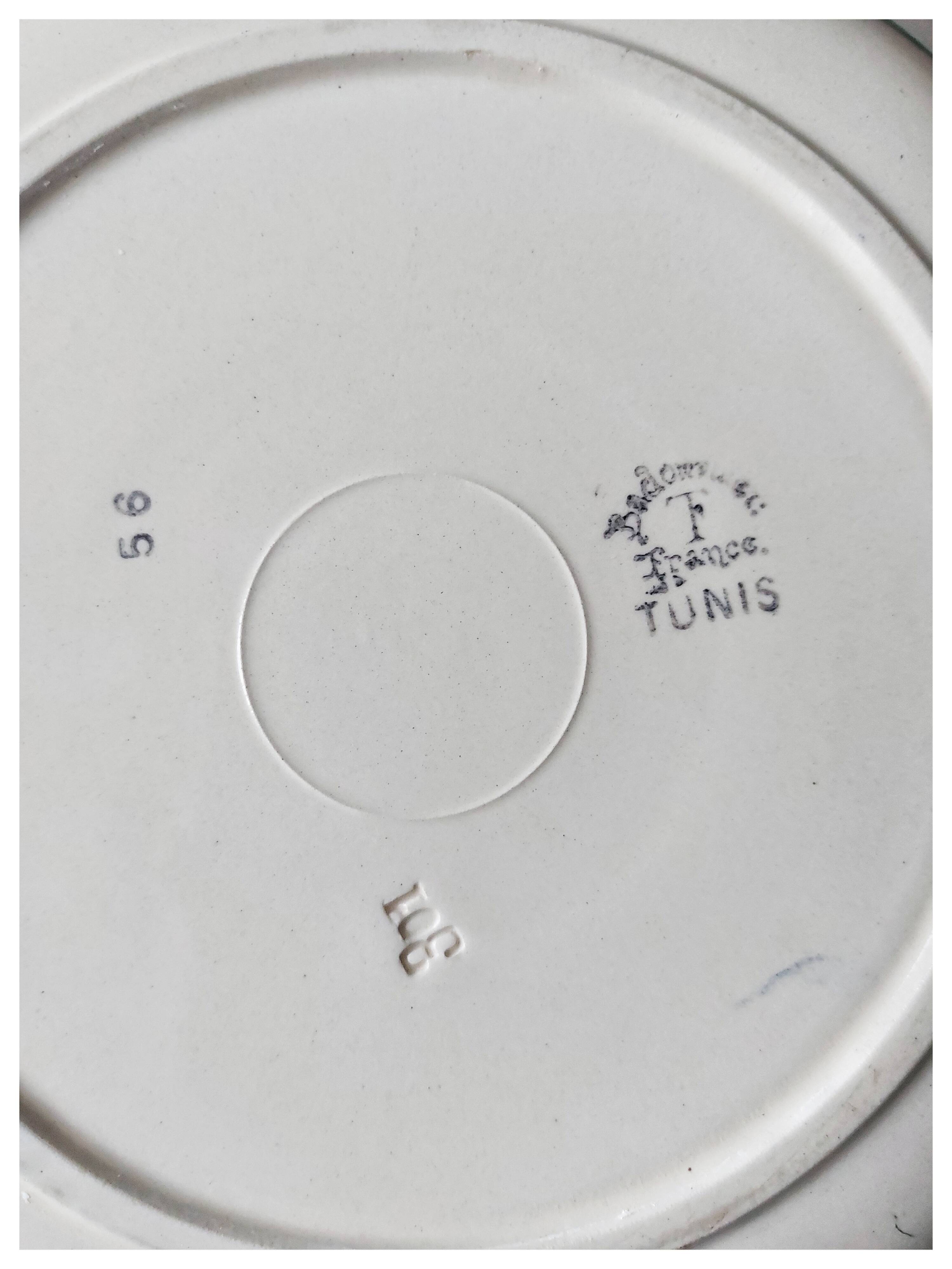 Dish, vintage Badonviller salad bowl