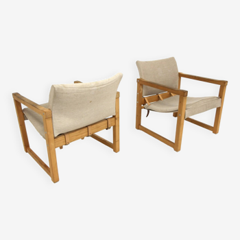 Set of 2 vintage "Diana" armchairs, Karin Mobring, Möbel-Ikea, 1970s