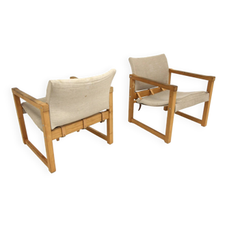 Set of 2 vintage "Diana" armchairs, Karin Mobring, Möbel-Ikea, 1970s