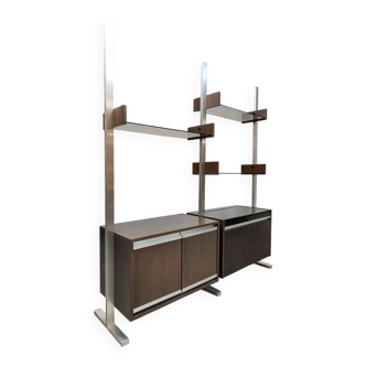 Meuble bibliothèque vintage modulable Michel Ducaroy Ligne Roset 1970