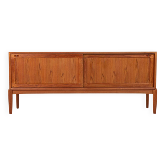 Buffet en teck danois par H.W. Klein pour Bramin, Danemark, années 1960
