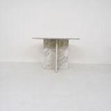 Mid-century round marble dining table, 1970's