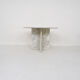 Mid-century round marble dining table, 1970's