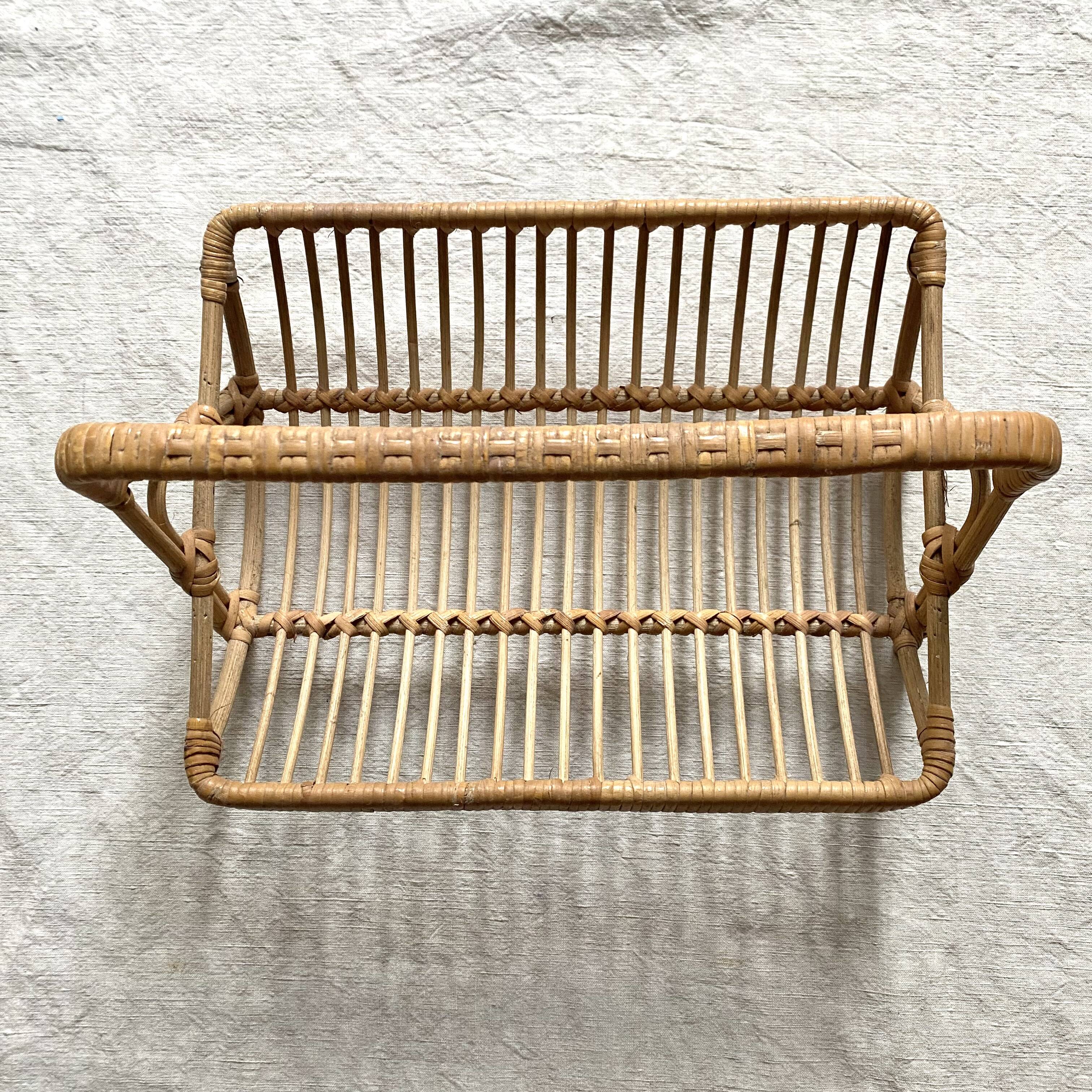rattan fruit basket