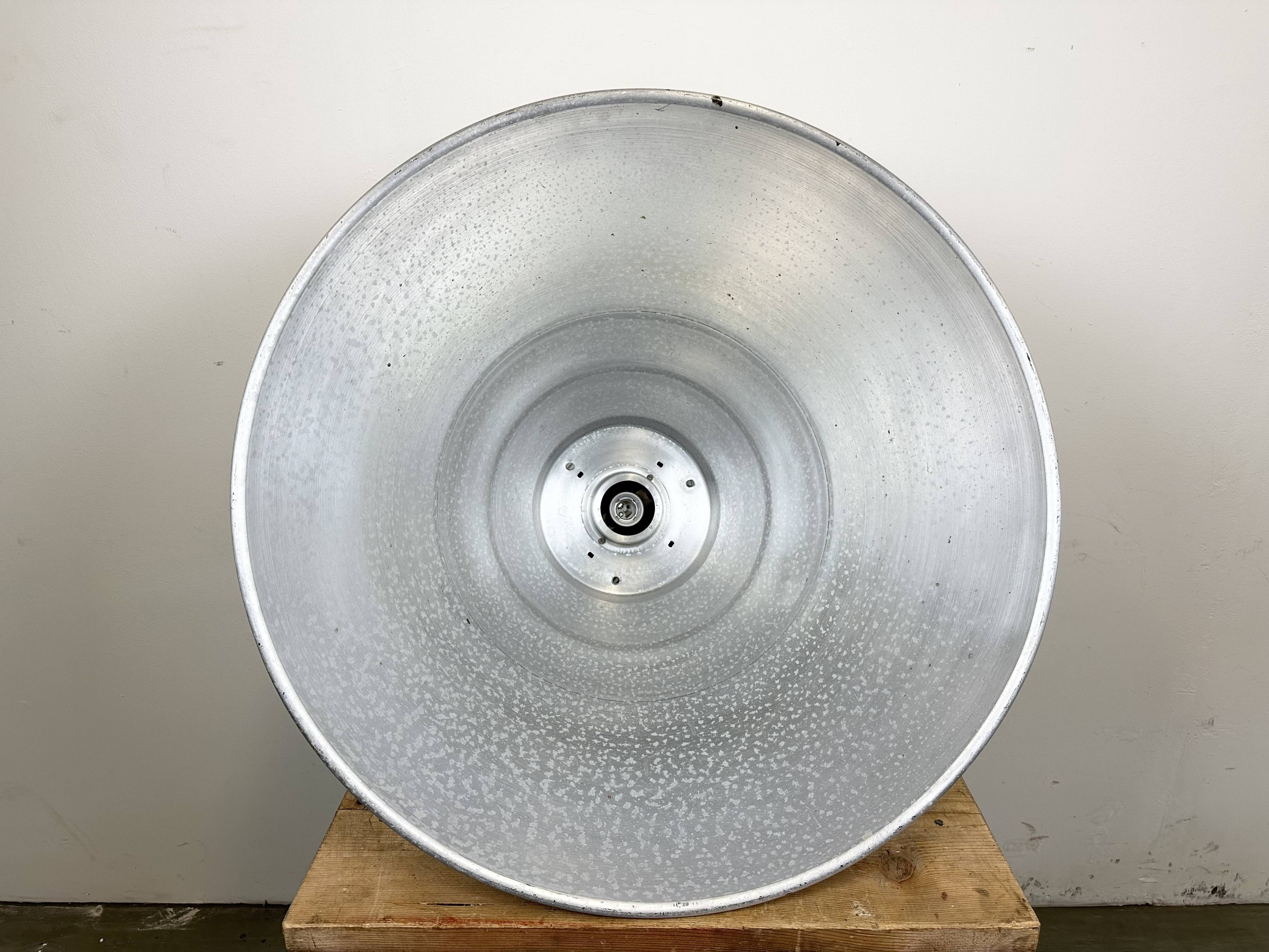Large Industrial Aluminium Pendant Light from Elektrosvit, 1960s