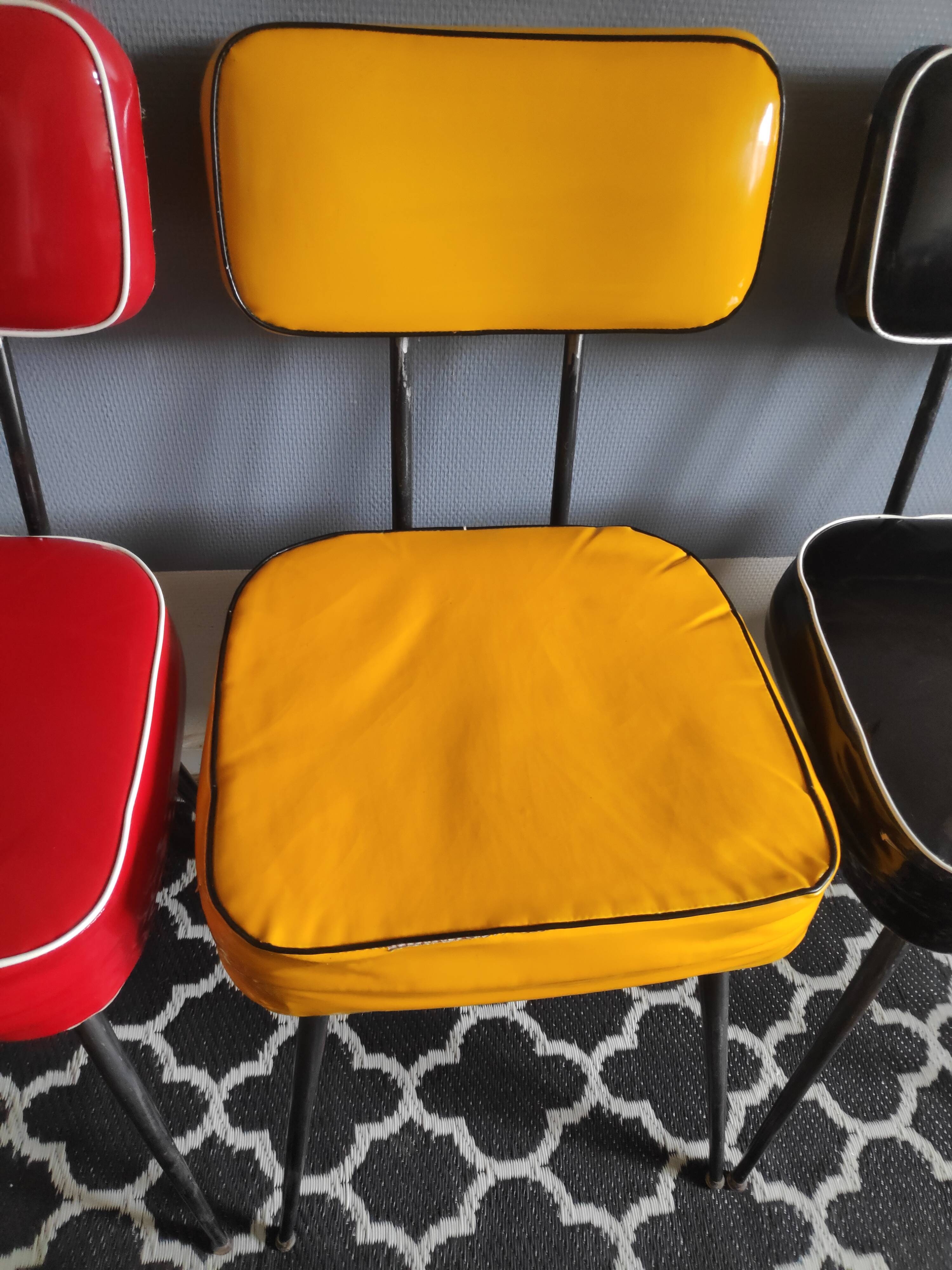 Vintage vinyl chairs