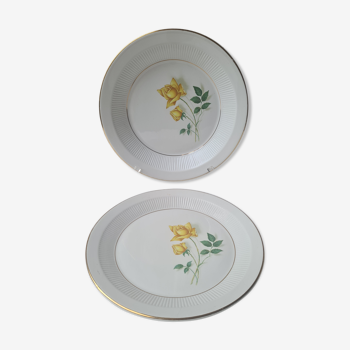 Two serving dishes Orchies Moulin des Loups