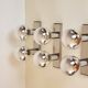 Set of 3 Space Age wall lamps by Motoko Ishii for Staff Leuchten