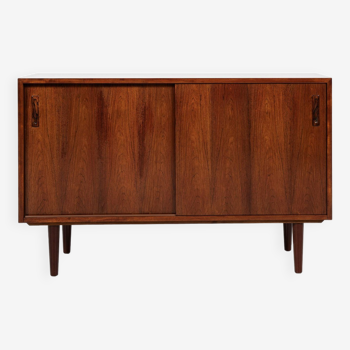 Midcentury Danish small sideboard in rosewood 1960s - 2 sliding doors