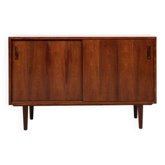 Midcentury Danish small sideboard in rosewood 1960s - 2 sliding doors