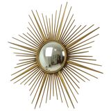 Large Vintage Sun Mirror Chaty Vallauris XL France 91cm