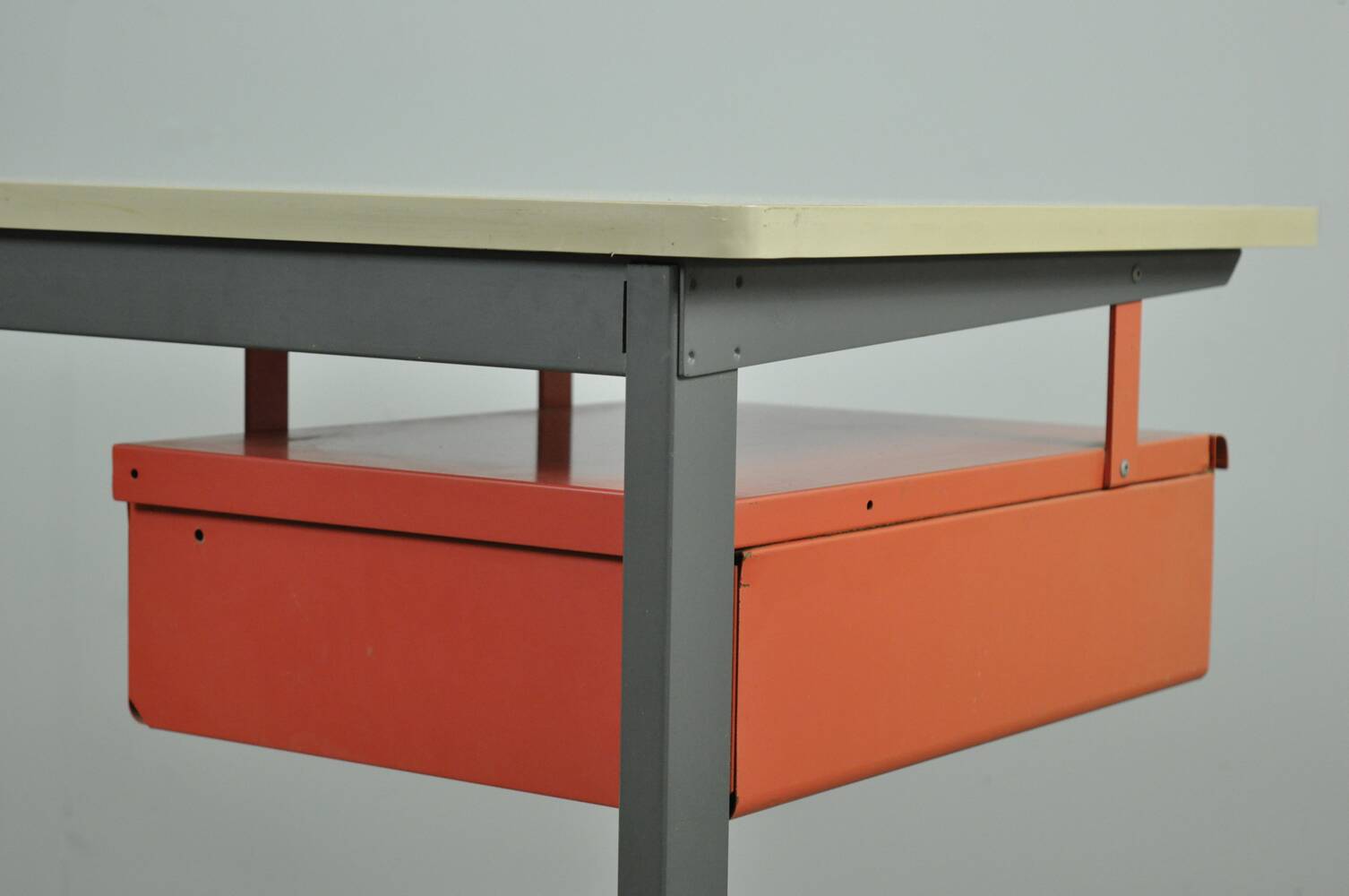 Vintage AHREND industrial Result desk by Friso Kramer, 1950s Netherlands