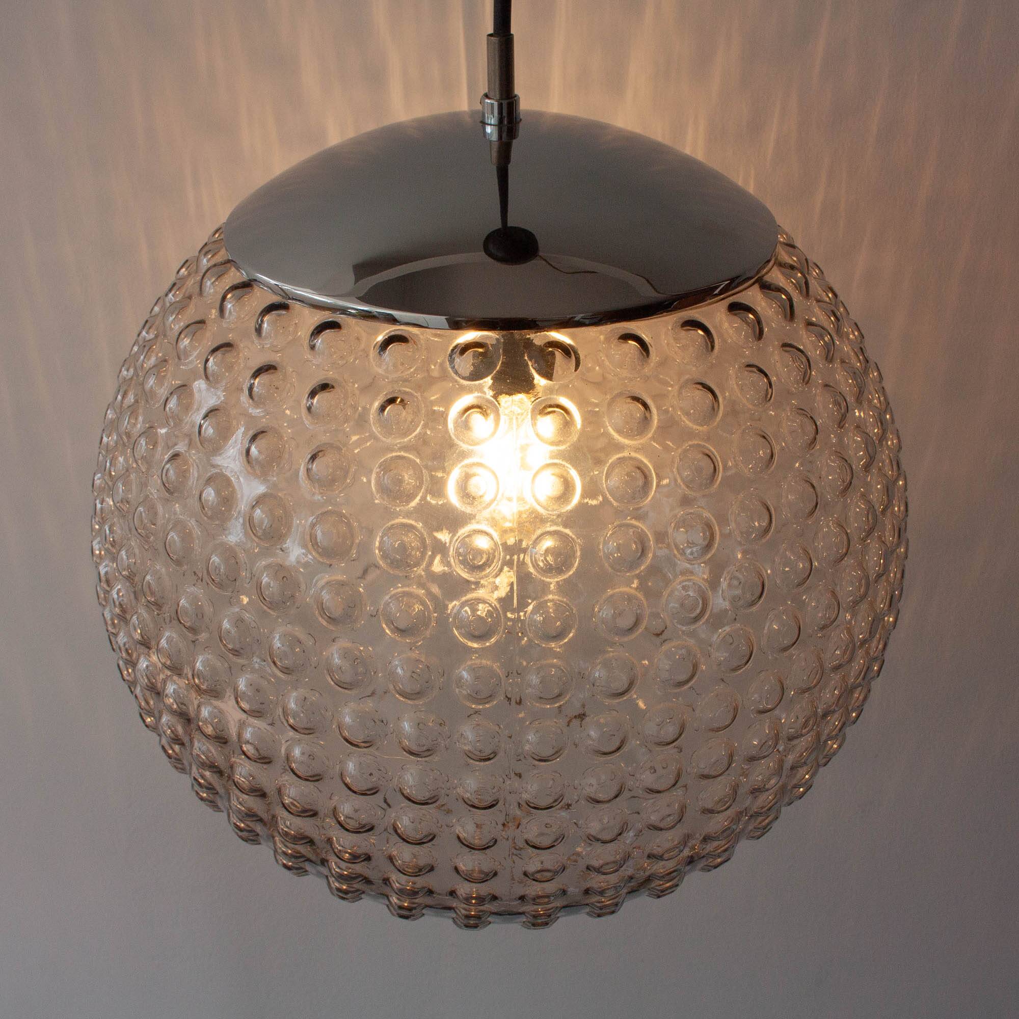 Large Model P117 Pendant Lamp by Rolf Krüger for Staff, 1970s