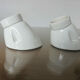 Pair of art deco style porcelain wall lamps