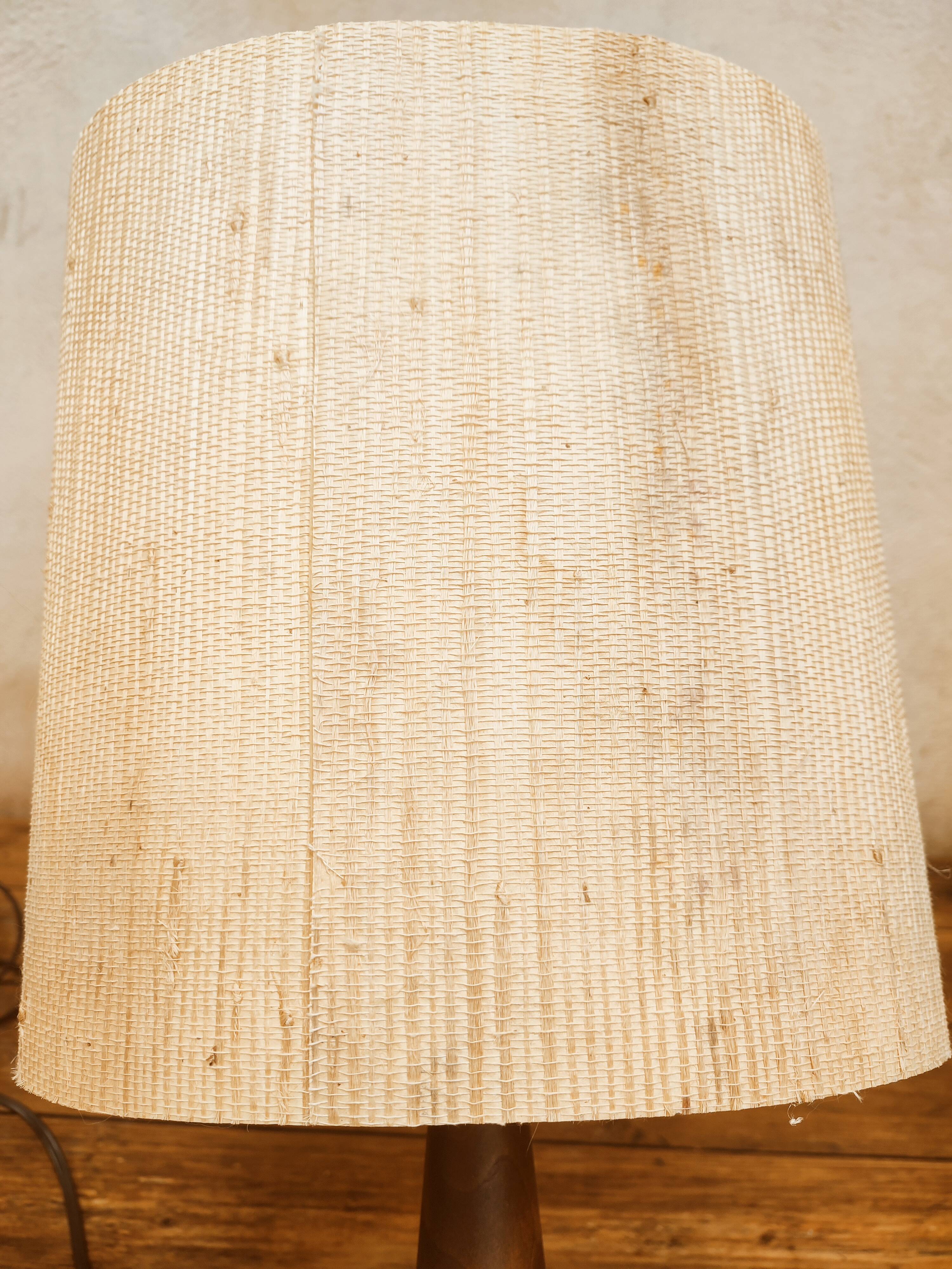 Scandinavian wooden lamp