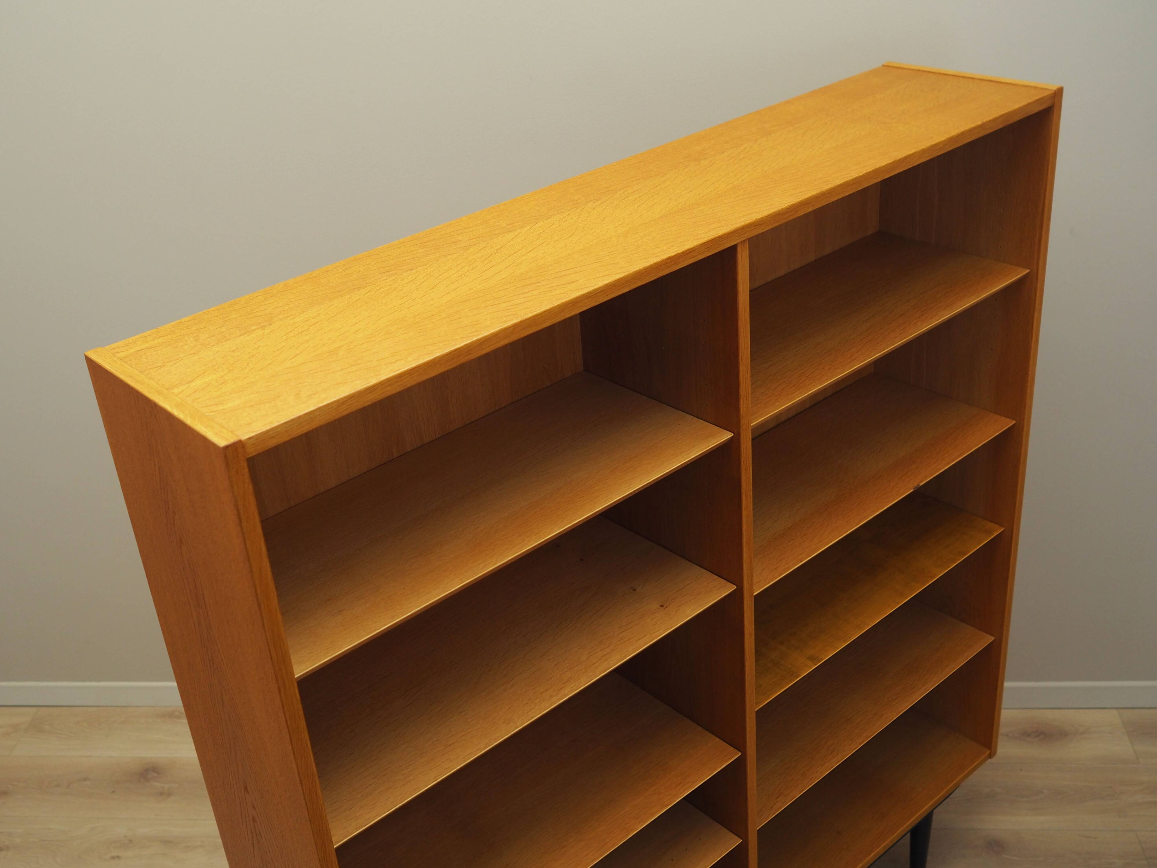 Ash bookcase, Danish design, 1970s, production: Hundevad