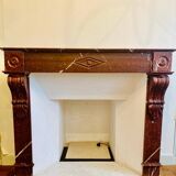 Superb marble fireplace