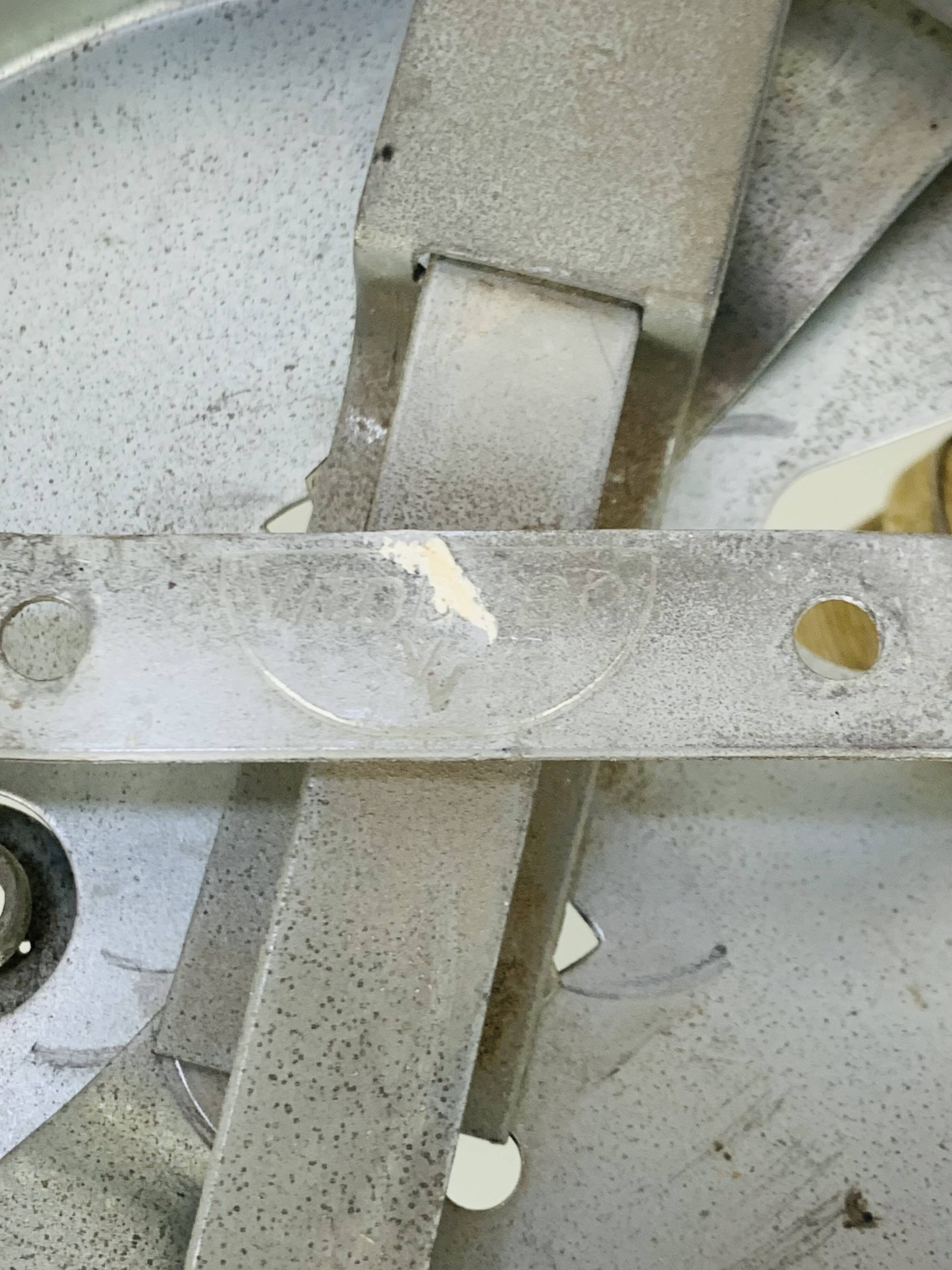 Vitouver opaline ball wall lamp, vintage half sphere