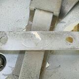 Vitouver opaline ball wall lamp, vintage half sphere